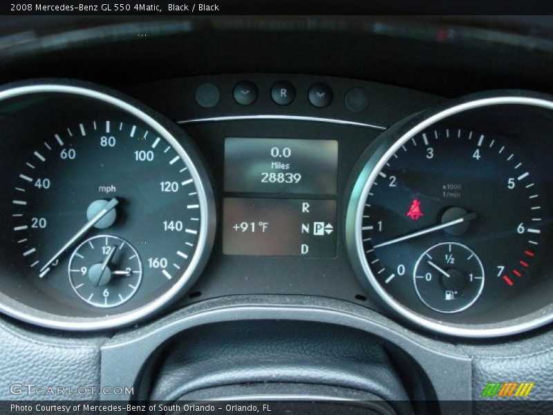 Black / Black 2008 Mercedes-Benz GL 550 4Matic