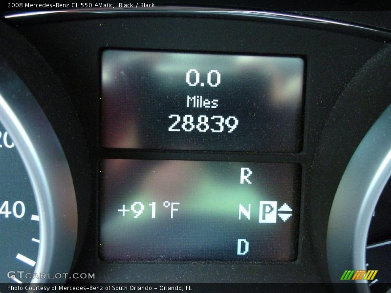 Black / Black 2008 Mercedes-Benz GL 550 4Matic