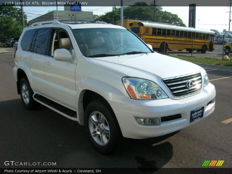 Blizzard White Pearl / Ivory 2004 Lexus GX 470