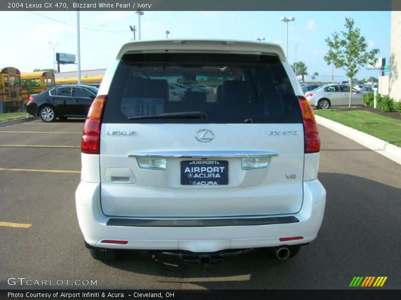 Blizzard White Pearl / Ivory 2004 Lexus GX 470