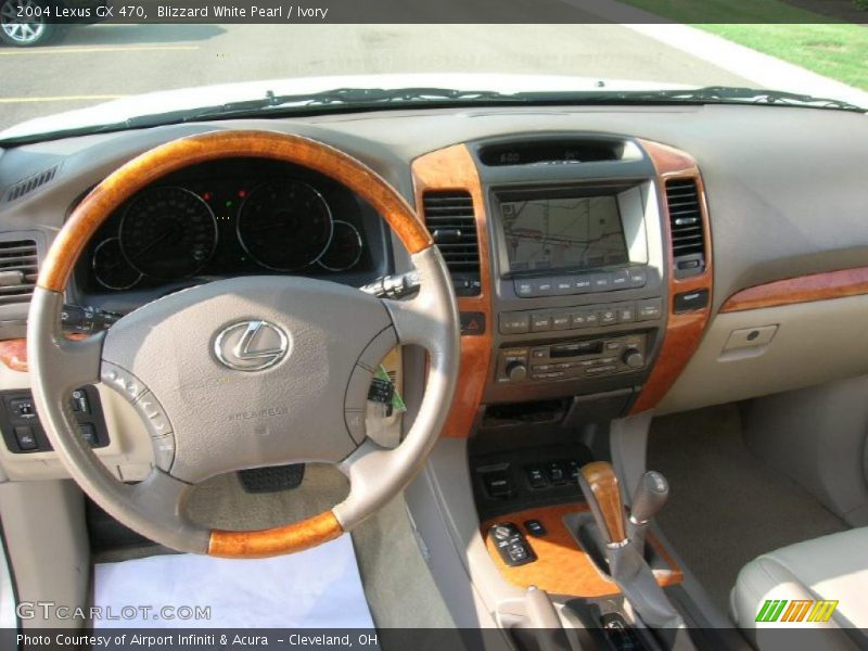 Blizzard White Pearl / Ivory 2004 Lexus GX 470