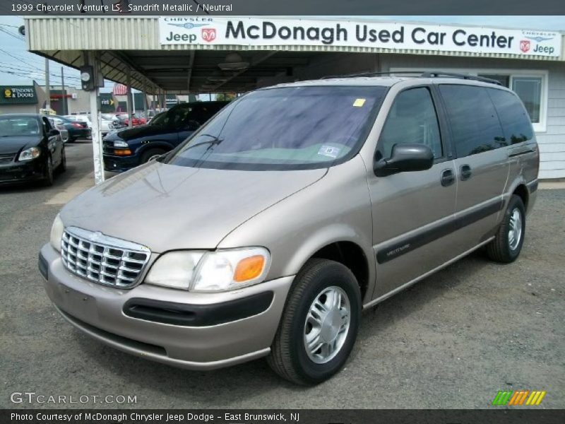 Sandrift Metallic / Neutral 1999 Chevrolet Venture LS