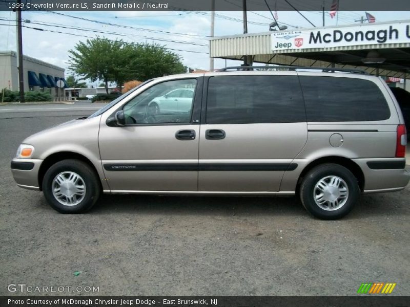 Sandrift Metallic / Neutral 1999 Chevrolet Venture LS