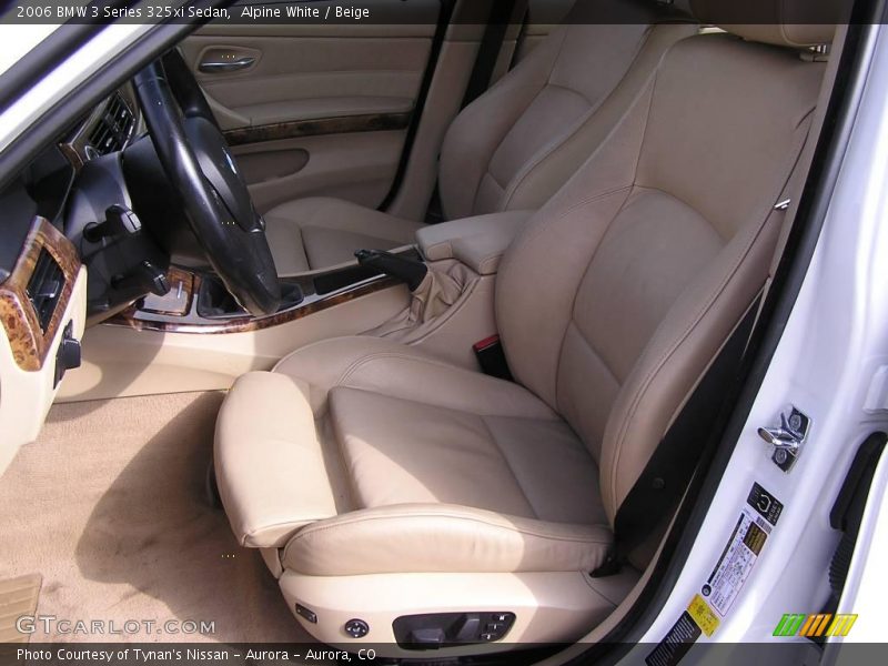 Alpine White / Beige 2006 BMW 3 Series 325xi Sedan