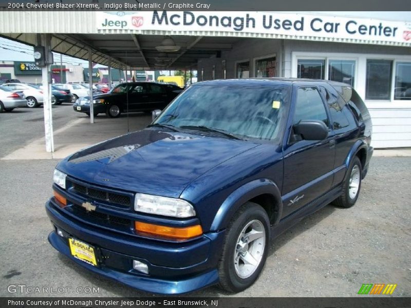 Indigo Blue Metallic / Graphite Gray 2004 Chevrolet Blazer Xtreme