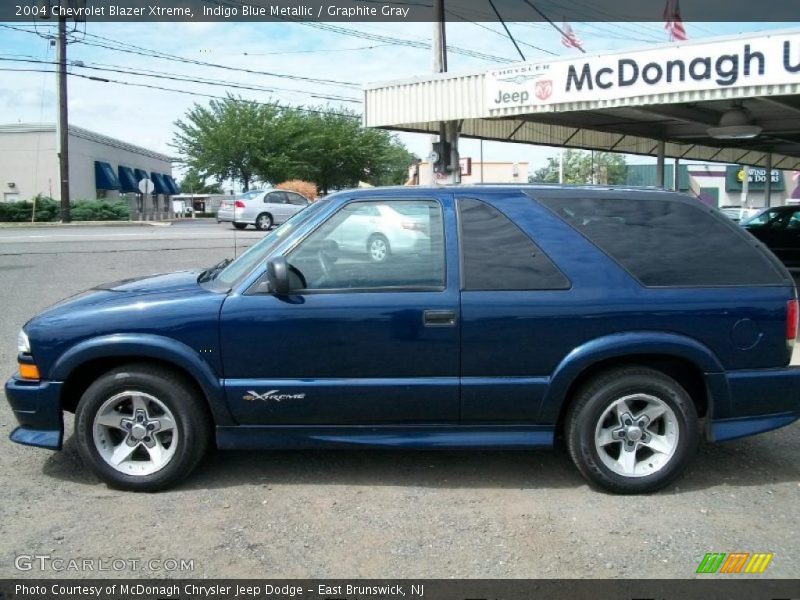 Indigo Blue Metallic / Graphite Gray 2004 Chevrolet Blazer Xtreme