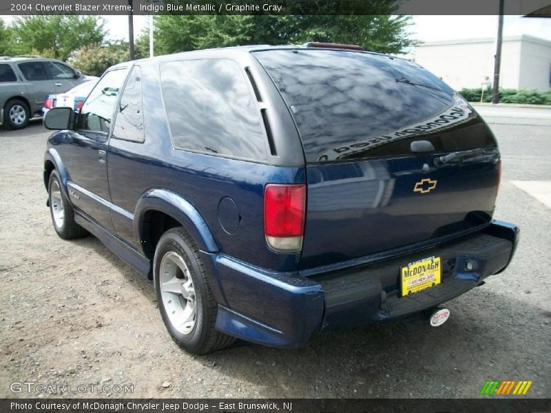 Indigo Blue Metallic / Graphite Gray 2004 Chevrolet Blazer Xtreme