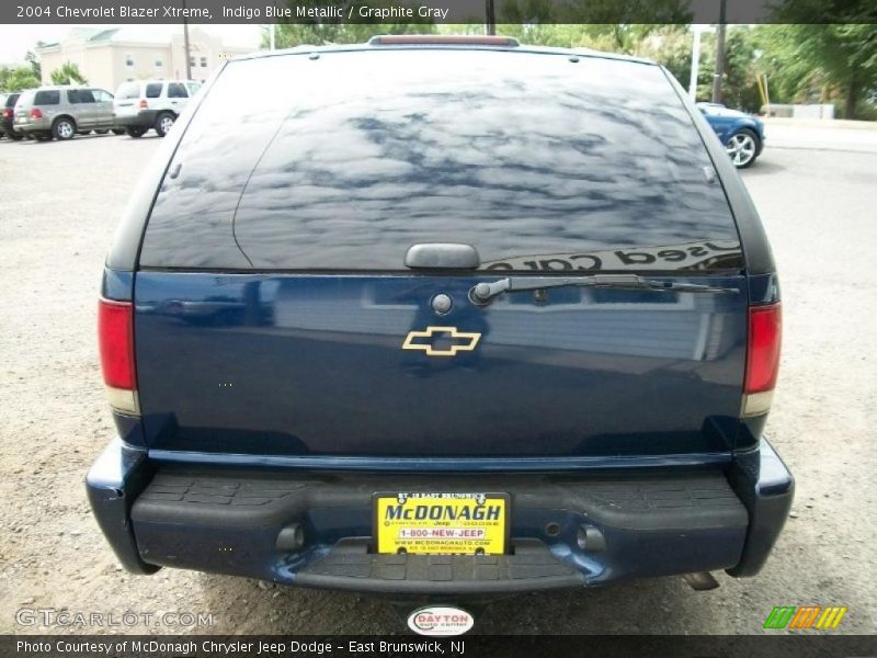 Indigo Blue Metallic / Graphite Gray 2004 Chevrolet Blazer Xtreme