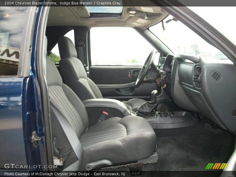 Indigo Blue Metallic / Graphite Gray 2004 Chevrolet Blazer Xtreme