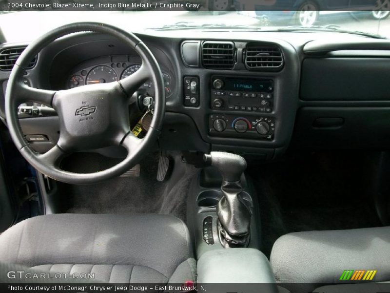 Indigo Blue Metallic / Graphite Gray 2004 Chevrolet Blazer Xtreme