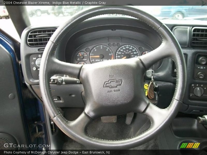 Indigo Blue Metallic / Graphite Gray 2004 Chevrolet Blazer Xtreme