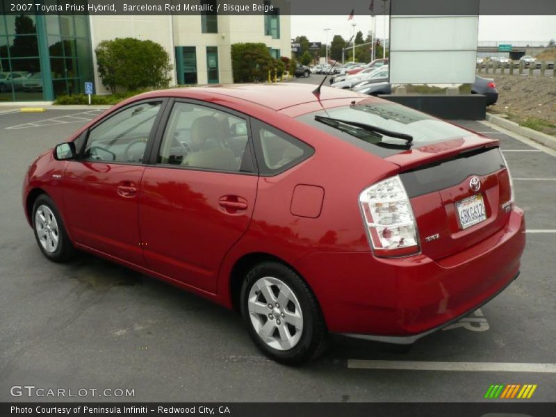 Barcelona Red Metallic / Bisque Beige 2007 Toyota Prius Hybrid