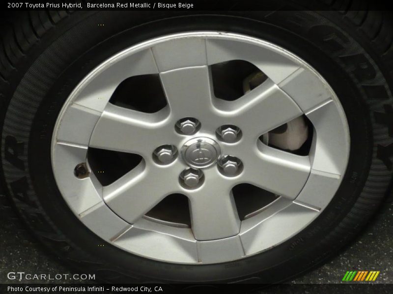 Barcelona Red Metallic / Bisque Beige 2007 Toyota Prius Hybrid