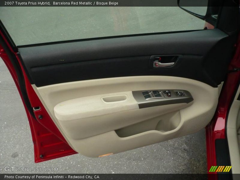 Barcelona Red Metallic / Bisque Beige 2007 Toyota Prius Hybrid