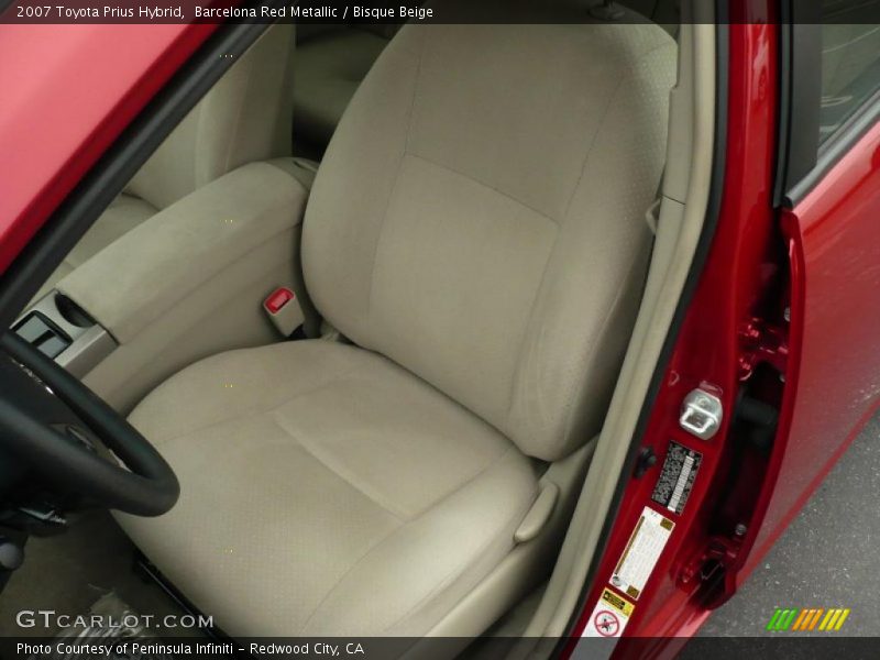 Barcelona Red Metallic / Bisque Beige 2007 Toyota Prius Hybrid