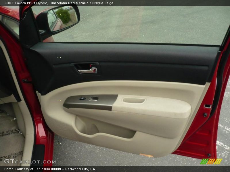Barcelona Red Metallic / Bisque Beige 2007 Toyota Prius Hybrid