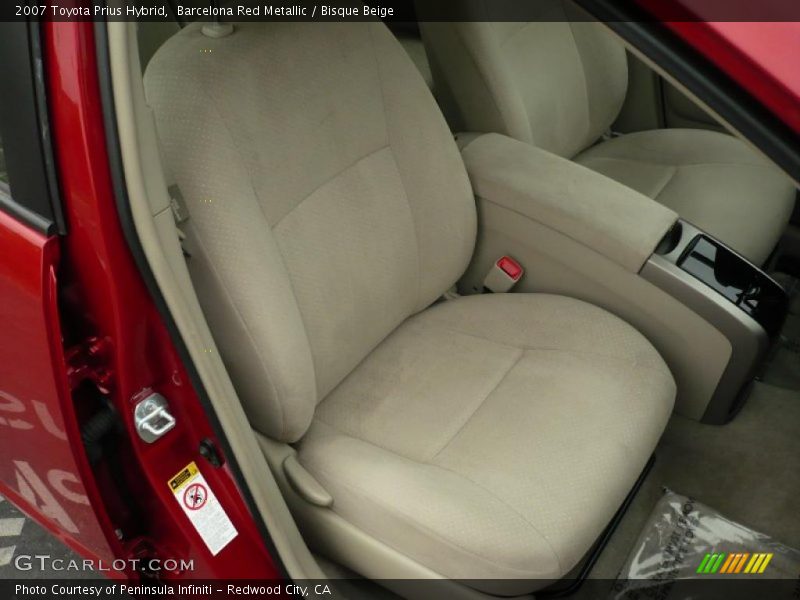 Barcelona Red Metallic / Bisque Beige 2007 Toyota Prius Hybrid