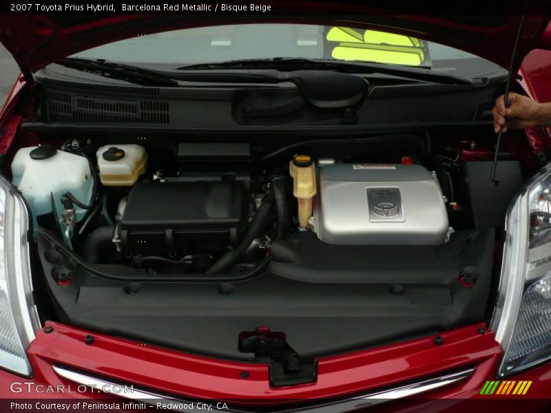 Barcelona Red Metallic / Bisque Beige 2007 Toyota Prius Hybrid