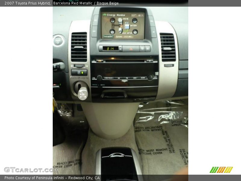 Barcelona Red Metallic / Bisque Beige 2007 Toyota Prius Hybrid