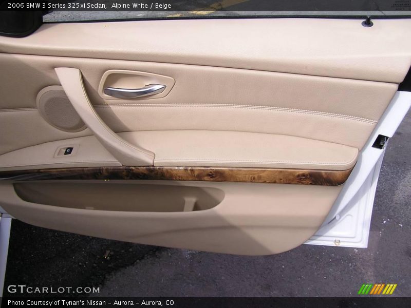 Alpine White / Beige 2006 BMW 3 Series 325xi Sedan