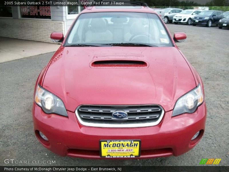 Garnet Red Pearl / Taupe 2005 Subaru Outback 2.5XT Limited Wagon