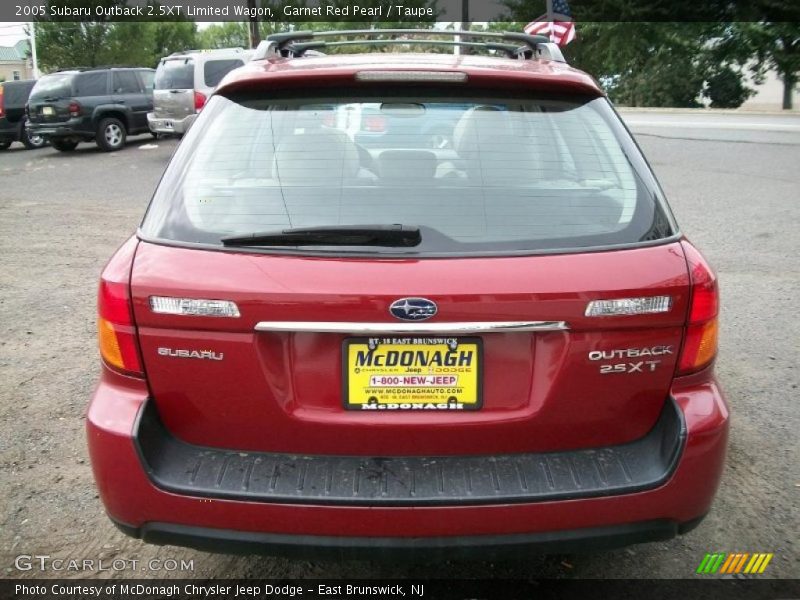 Garnet Red Pearl / Taupe 2005 Subaru Outback 2.5XT Limited Wagon