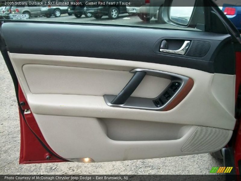 Garnet Red Pearl / Taupe 2005 Subaru Outback 2.5XT Limited Wagon