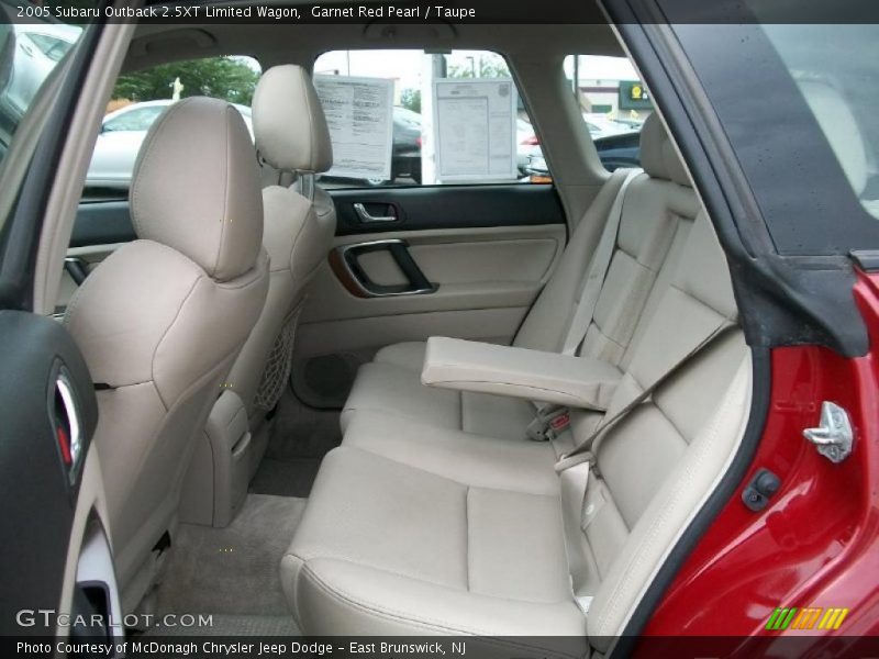 Garnet Red Pearl / Taupe 2005 Subaru Outback 2.5XT Limited Wagon