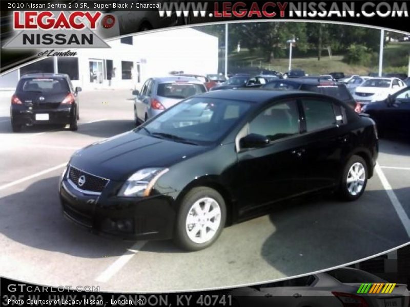 Super Black / Charcoal 2010 Nissan Sentra 2.0 SR