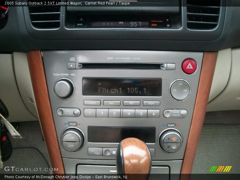 Garnet Red Pearl / Taupe 2005 Subaru Outback 2.5XT Limited Wagon