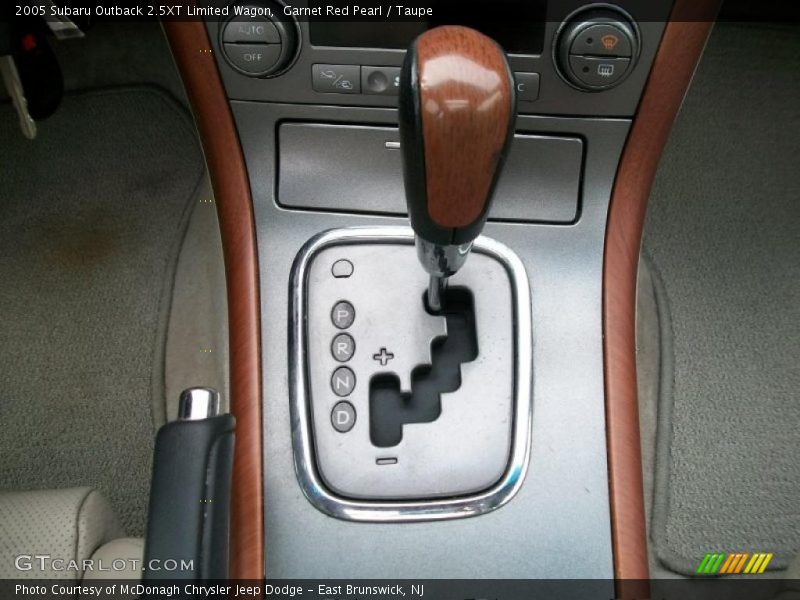 Garnet Red Pearl / Taupe 2005 Subaru Outback 2.5XT Limited Wagon