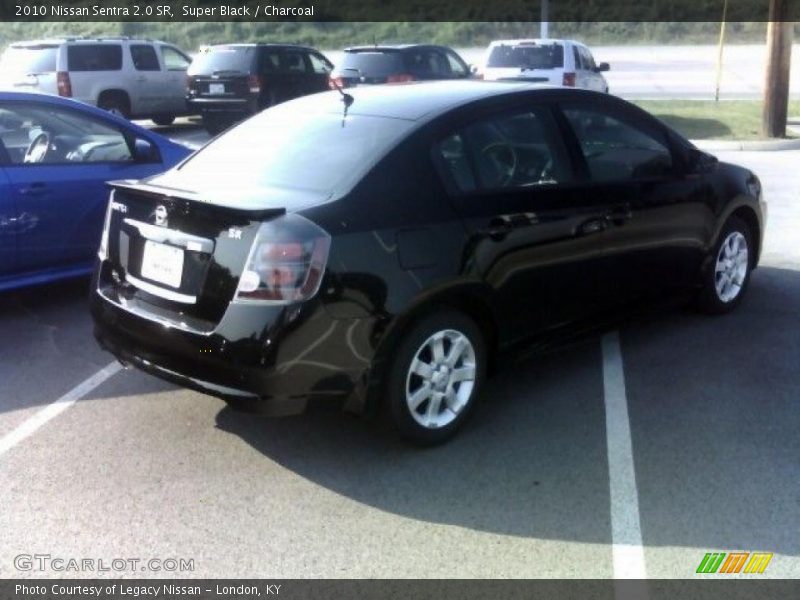 Super Black / Charcoal 2010 Nissan Sentra 2.0 SR