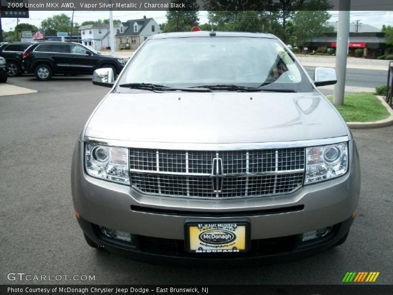 Vapor Silver Metallic / Charcoal Black 2008 Lincoln MKX AWD