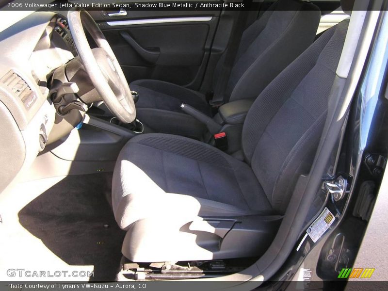 Shadow Blue Metallic / Anthracite Black 2006 Volkswagen Jetta Value Edition Sedan