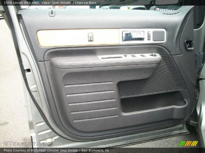 Vapor Silver Metallic / Charcoal Black 2008 Lincoln MKX AWD