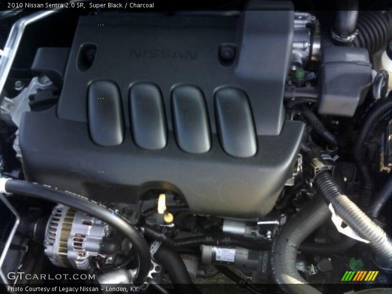 Super Black / Charcoal 2010 Nissan Sentra 2.0 SR