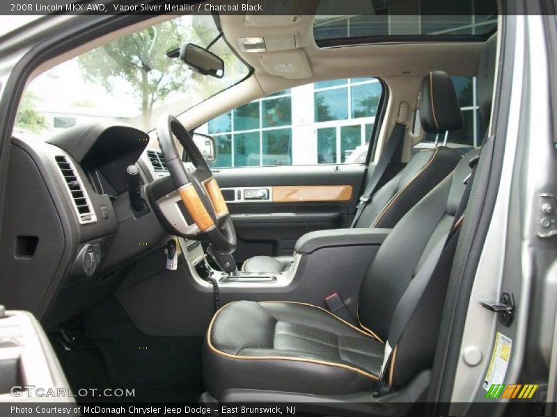 Vapor Silver Metallic / Charcoal Black 2008 Lincoln MKX AWD