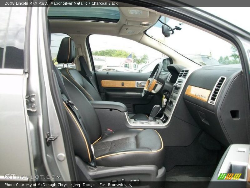 Vapor Silver Metallic / Charcoal Black 2008 Lincoln MKX AWD