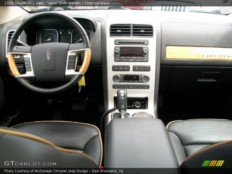 Vapor Silver Metallic / Charcoal Black 2008 Lincoln MKX AWD
