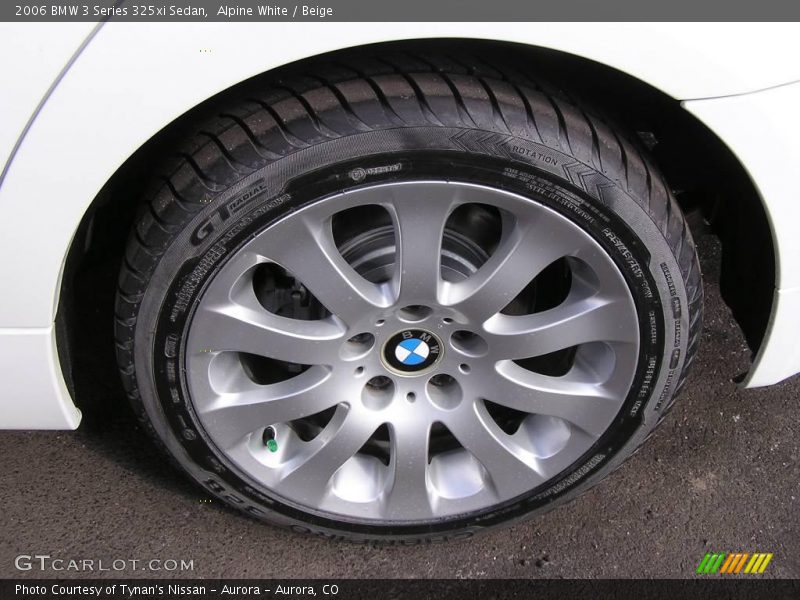 Alpine White / Beige 2006 BMW 3 Series 325xi Sedan