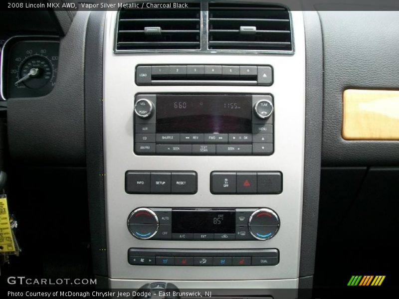Vapor Silver Metallic / Charcoal Black 2008 Lincoln MKX AWD