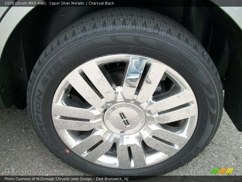 Vapor Silver Metallic / Charcoal Black 2008 Lincoln MKX AWD