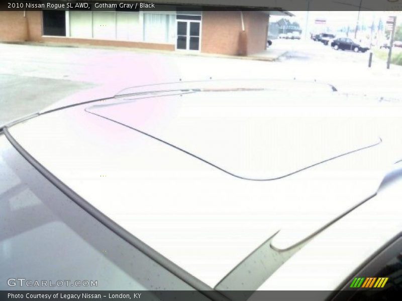 Gotham Gray / Black 2010 Nissan Rogue SL AWD