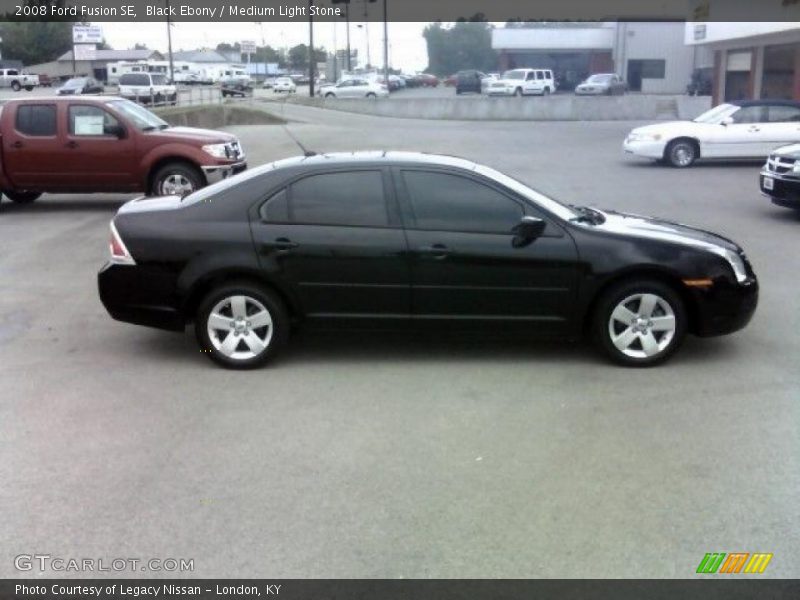 Black Ebony / Medium Light Stone 2008 Ford Fusion SE