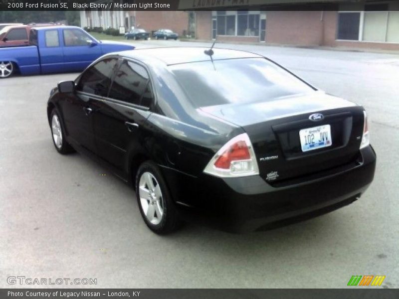 Black Ebony / Medium Light Stone 2008 Ford Fusion SE
