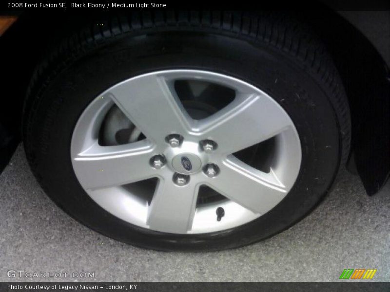 Black Ebony / Medium Light Stone 2008 Ford Fusion SE
