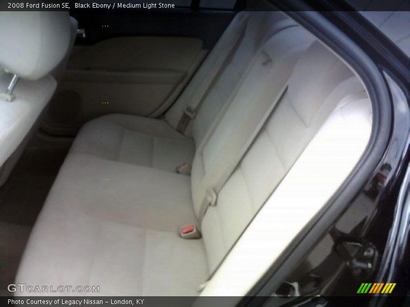 Black Ebony / Medium Light Stone 2008 Ford Fusion SE