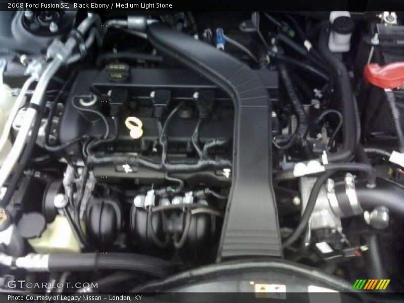 Black Ebony / Medium Light Stone 2008 Ford Fusion SE