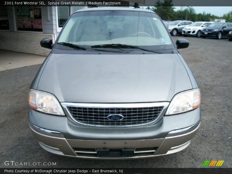 Spruce Green Metallic / Medium Parchment 2001 Ford Windstar SEL