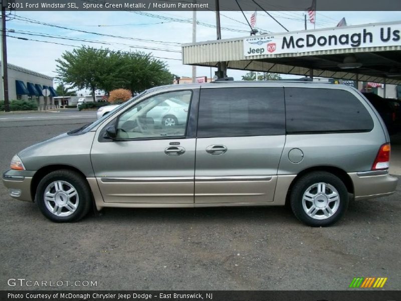 Spruce Green Metallic / Medium Parchment 2001 Ford Windstar SEL